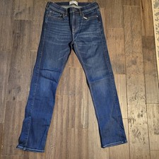 Abercrombie Kid'sGirl's Blue Skinny Slim Dark Wash Denim Jeans Size 15/16