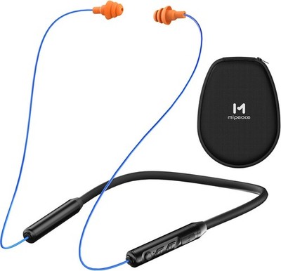 MIPEACE Bluetooth Earplug Headphones, Neckband Wireless Earbuds earplugs Free Sh