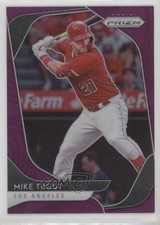 2020 Panini Prizm Tier II Purple Prizm Mike Trout #196 12sf
