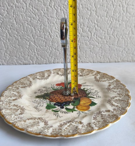 Soporte para pasteles de una sola capa Myott Olde Chelsea Staffordshire Inglaterra - Imagen 6 de 6