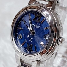 CITIZEN Excellent condition XC Cross Sea Happy Flight Solar Radio Watch Ladies