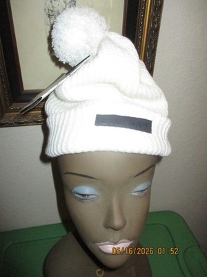 ROXY SNOW NEW OFF WHITE 100% ACRYLIC WOMEN'S 2007 BEANIE