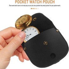 Resistant Anti-Dirt Storage  Protection Leather Case for Compass  Pocket Watch