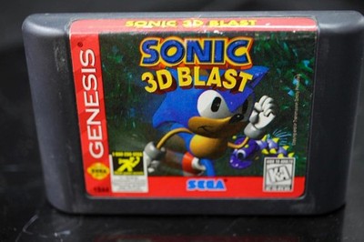 Sonic 3D Blast Sega Genesis Game Cartridge Only Clean