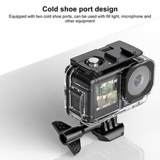 Camera Dive Case 196ft Waterproof Action Camera Housing with 3 Filters Fog Proof