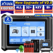 2026 Xtool X100pads V2.0 Diagnostic Tool Full System Obd2 Scanner Immo Key Fob