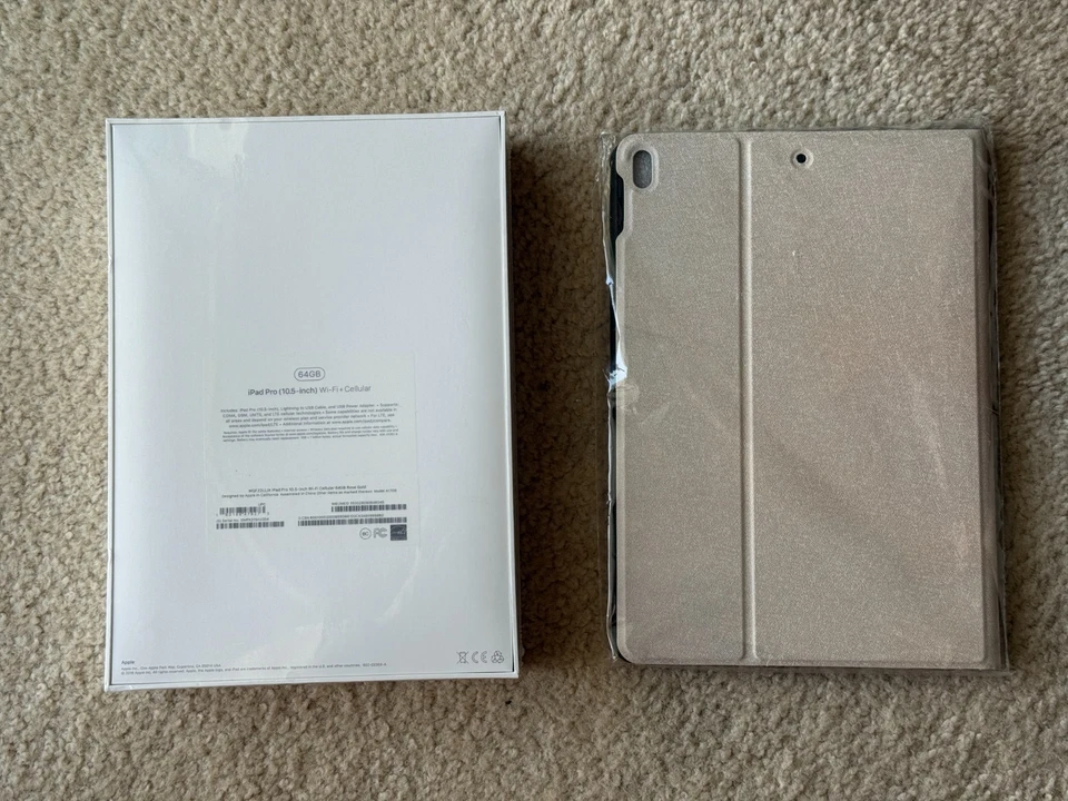 Apple iPad Pro 10.5-inch 64GB Wi-Fi + Cellular Rose Gold MQF22LL/A Model A1709 - Image 2 of 4