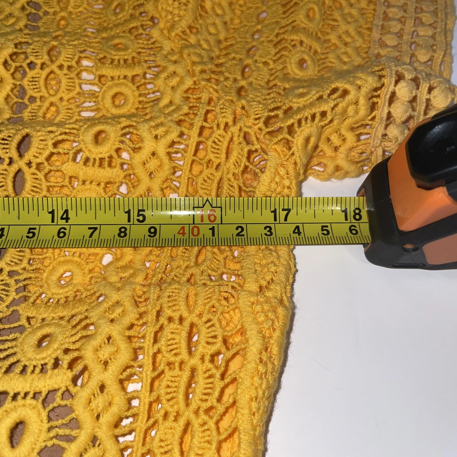 Abito Michael Kors arancione giallo manica corta lunghezza ginocchio taglia 2 (XS)