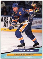 1992-93 Fleer Ultra #184 Garth Butcher St. Louis Blues