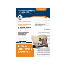 Adams Business Legal Forms and Agreements on CD SS4323 