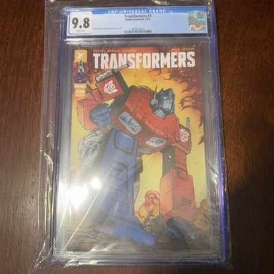 Transformers #1 CGC 9.8 Cover a Daniel Warren Johnson, Image Comics 2023