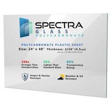 Polycarbonate Plastic Sheet - Strong  Weather Resistant