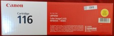 Genuine CANON 116 YELLOW Color Laser Cartridge Toner MF8050C /LBP505, New
