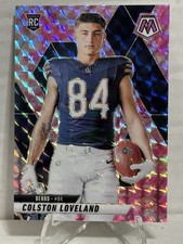 2025 Panini Mosaic - Rookie Variations Colston Loveland #275 Camo Pink Mosaic...