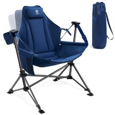 EVER ADVANCED Hammock Camping Chair for Adults Heavy Duty, Folding Swing Rocking