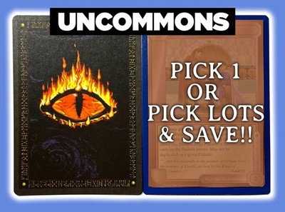 Middle-Earth MECCG THE WIZARDS UNLIMITED Blue Border UNCOMMONS (Pick 1 or LOTs)