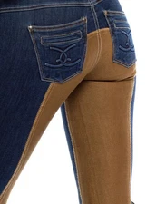 Goode Rider Jean All Purpose Breech 32R Full Seat Riding Pants Equestrian Denim