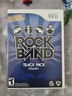 Rock Band Track Pack: Vol. 1 (Nintendo Wii, 2008) Complete w/Manual