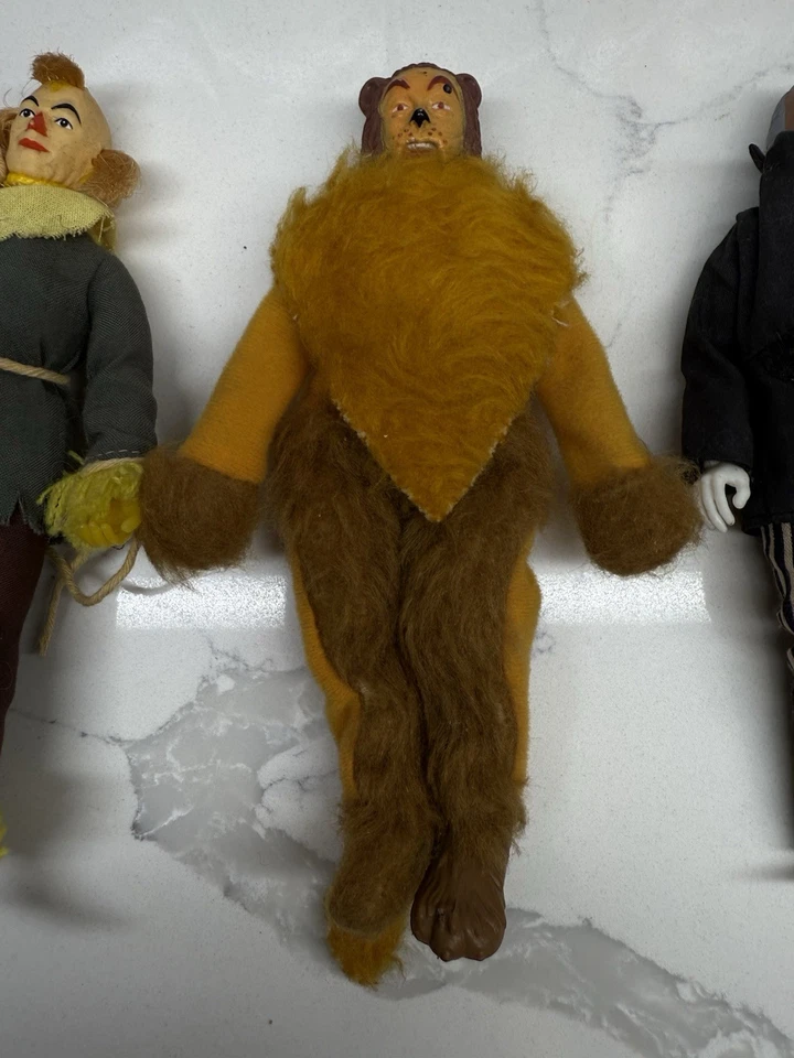 Винтажный 1973-74 MEGO 8 «Волшебник страны Оз набор из 4 фигурок куклы - отсутствует аксессуар - Изображение 4 из 4