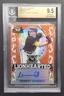 2021 Leaf  Valiant Lionhearted Robert Hassell Orange /99 auto