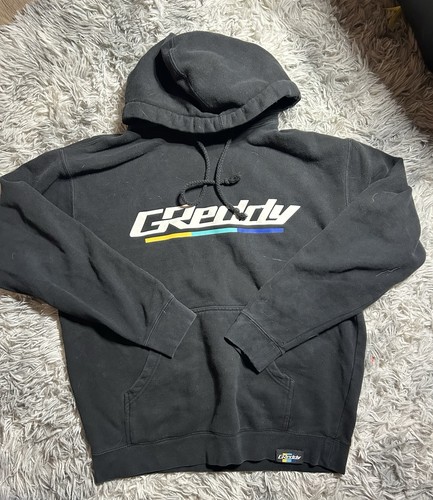 GReddy Hoodie Size Medium Black With Print