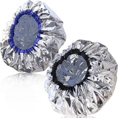 TCOTBE 2 pieces conditioning caps made of aluminum One Size, Blue, Black 