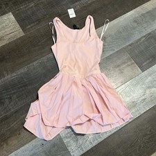 Windsor Pink Cut-Out Fit & Flare Mini Dress XS Strappy Sleeveless Scoop Neck