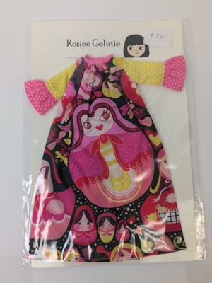 11  Artisan Made Blythe Pullip Doll Outfit Gelutie Russian Nesting Dress PD42
