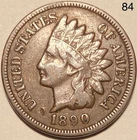 1890 Indian Head Penny Cent