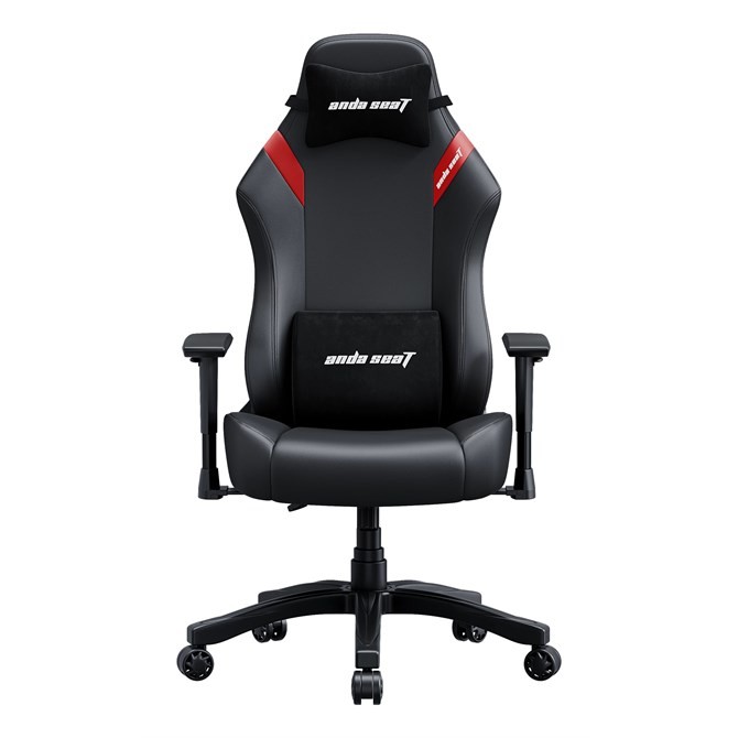 Anda Seat Black/Red Luna Gaming Armchair Padded Seat - Image 2