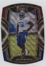 2020 Panini Select Club Level Tri-Color Prizm Die-Cut Isaiah Wilson #291 0t02