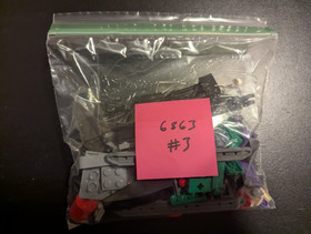 Complete/build only no figures Lego Batman set 6863 Batwing Battle over Gotham