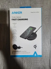 Anker PowerWave II 15W Qi Wireless Charging Pad (w/ Wall Charger) - Black