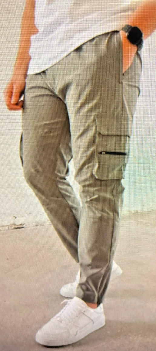 NWT Sulfit Clothing Men Jogger Tech Cargo Pants Olive green Drawstring Pockets M