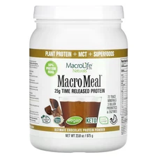 2 X Macrolife Naturals, MacroMeal, Ultimate Protein Powder, Chocolate, 23.8 oz (