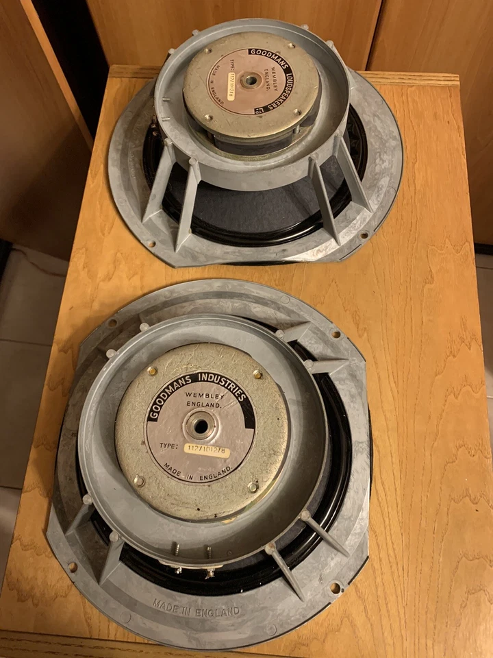 Altoparlanti Goodmans Woofer 10”112/1012/8   vintage - 2 Pezzi Leggi Bene - Immagine 2 di 4