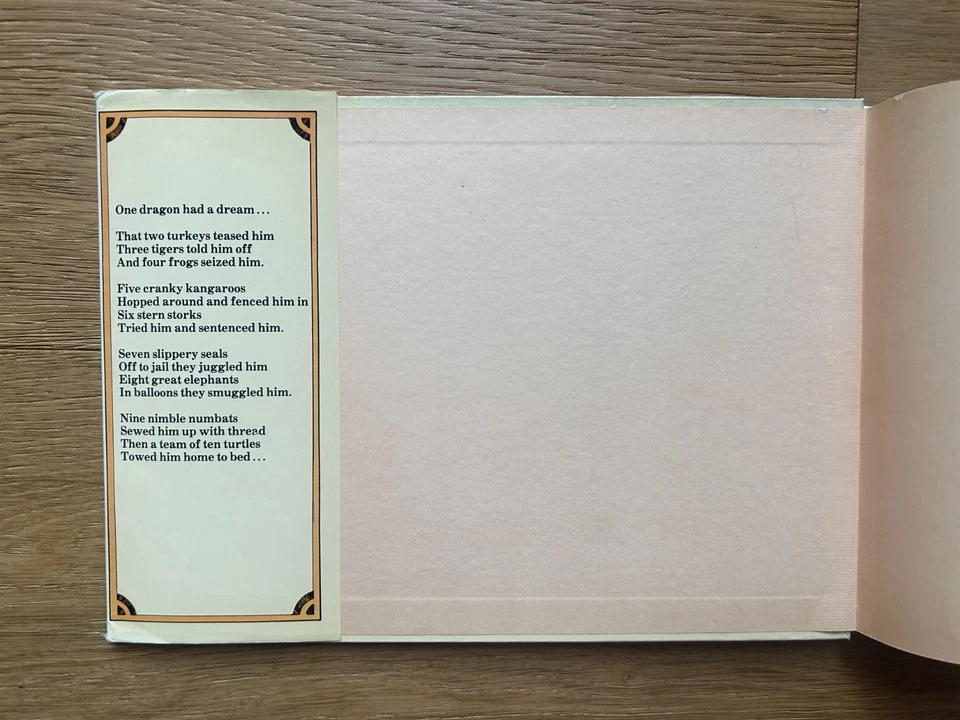 One Dragon's Dream by Peter Pavey RARE 1st Edition 1978 Hardcover w/ Dust Jacket - Image 4 of 4