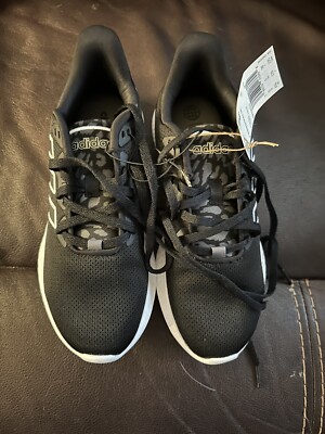 NWT WOMEN'S ADIDAS GY6078 PUREMOTION SE RUNNING BLACK/WHITE SHOES SNEAKERS  | eBay