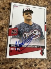 Matt Gorski Signed 2024 Indianapolis Indians Pittsburgh Pirates Set # 23