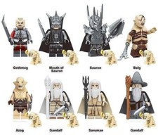 8pc Herr der Ringe / HDR / Lotr /  Klemmbaust...