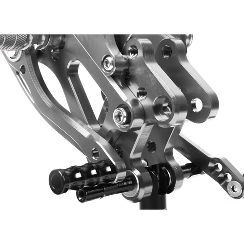 For Honda CNC Adjusting Rearset Footpegs CBR600RR 2007-2016 Titanium - Picture 6 of 8