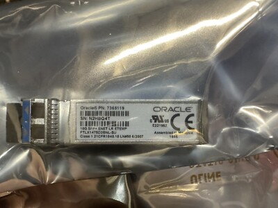 Oracle 7365119 10G SFP+ ENET LR Class 1 21CFR1040.10