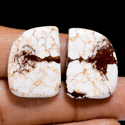 33 Ct. Cts Natural Wild Horse Magnesite Jasper Making Cabochon 20X15X4 mm