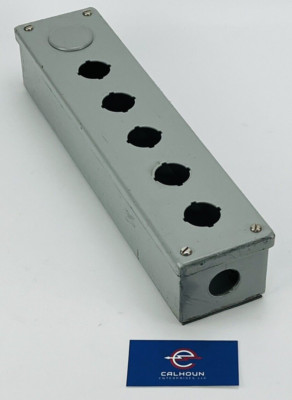 Hoffman E-6PBVL 6 Button Electrical Enclosure Type 12, 13 *FREE SHIPPING*