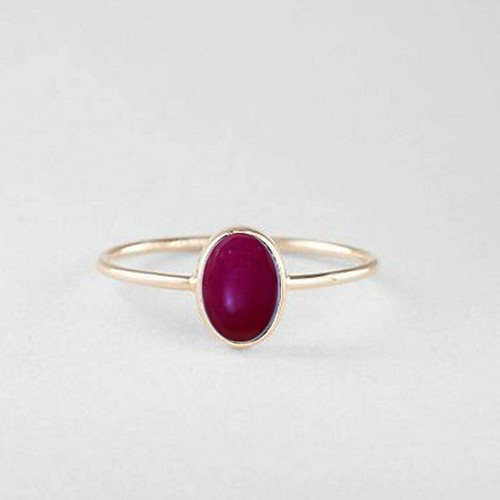 Bague En Argent Massif 925 Avec Rubis Et Zircon - Taille 52, Cadeau Idéal Pour Elle