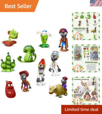 Durable PVC Action Figures Set, 10 Mini Toys for Parties & Collectibles