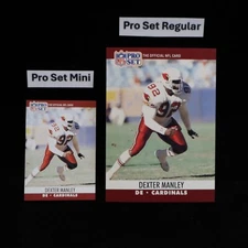 1990 Dexter Manley Phoenix Cardinals Pro Set Mini #772 .. See Description