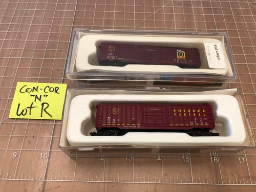 Tren Con-Co N DOS vagones de carga Wisconsin Central WC 16028 y WC 1994 LN EX lote R | Zustand: Used