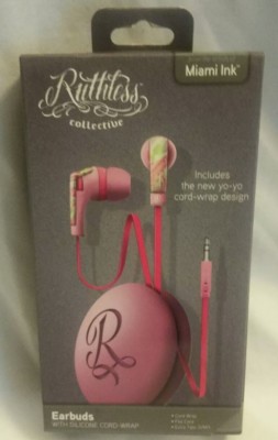 Ruthless Collective Miami Ink Earbuds