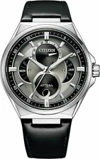 Citizen Attesa BU0060-09H Eco-Drive Solar Men's Watch Titanium USED